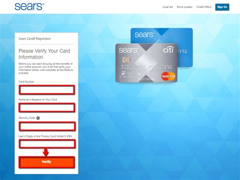 citi sears card login|pay my sears card online.